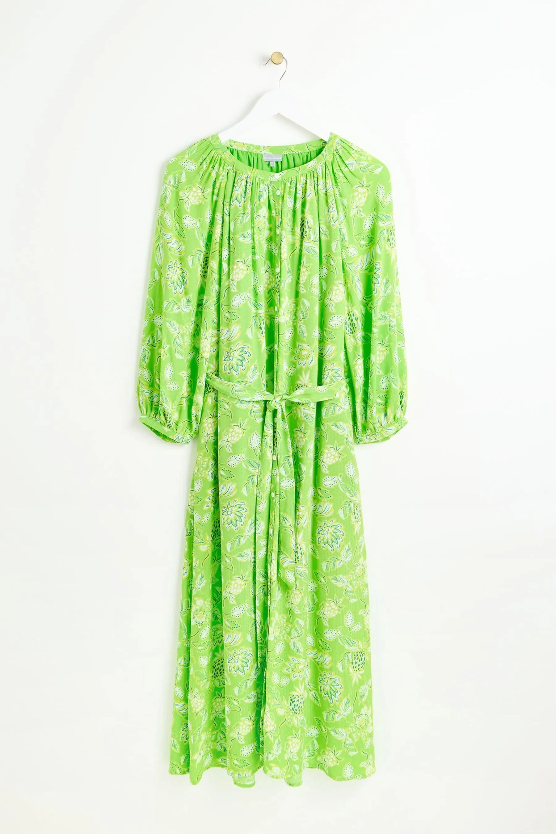 Oliver Bonas - Abito midi Floreale con stampa cachemire