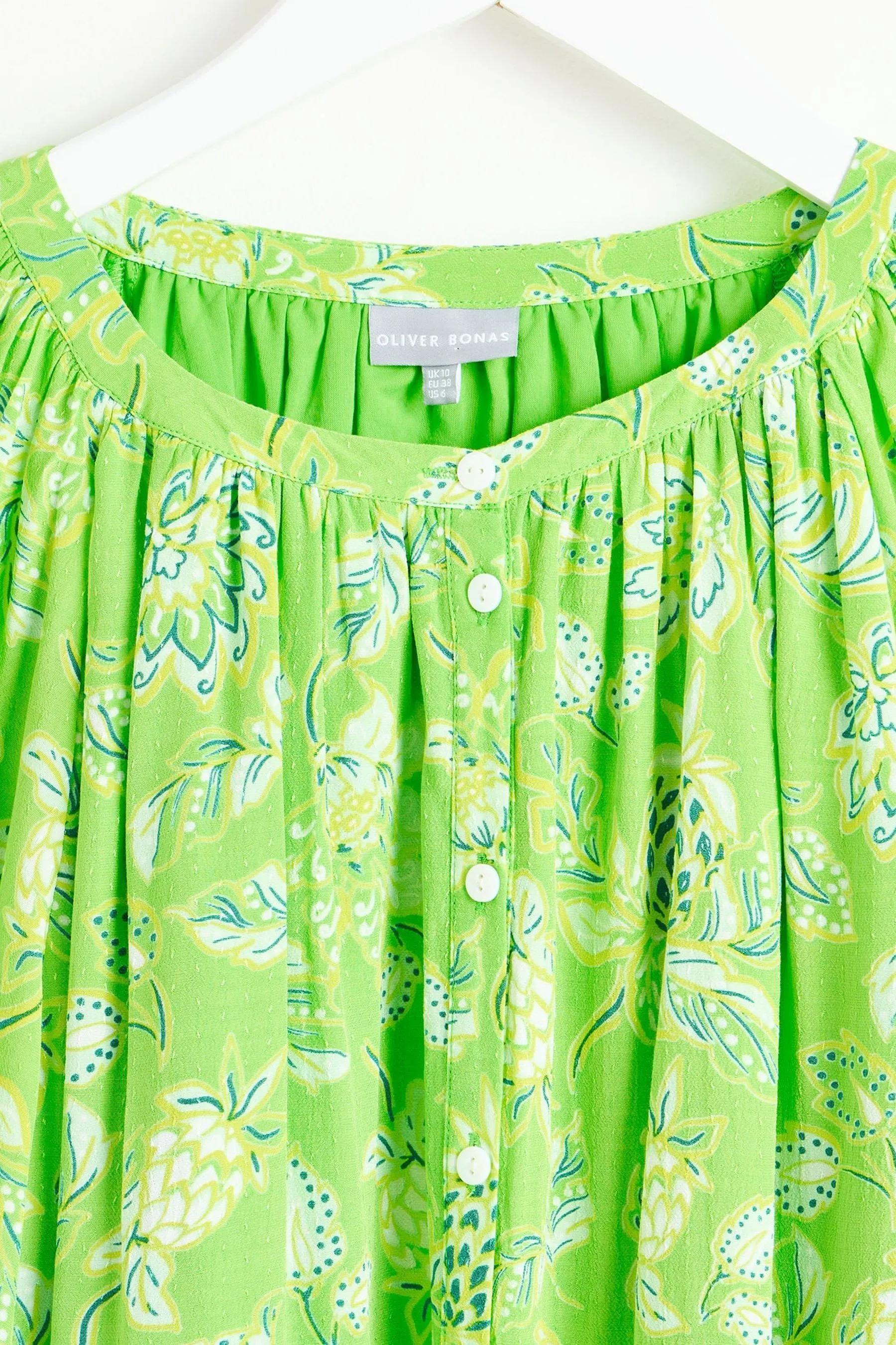 Oliver Bonas - Abito midi Floreale con stampa cachemire